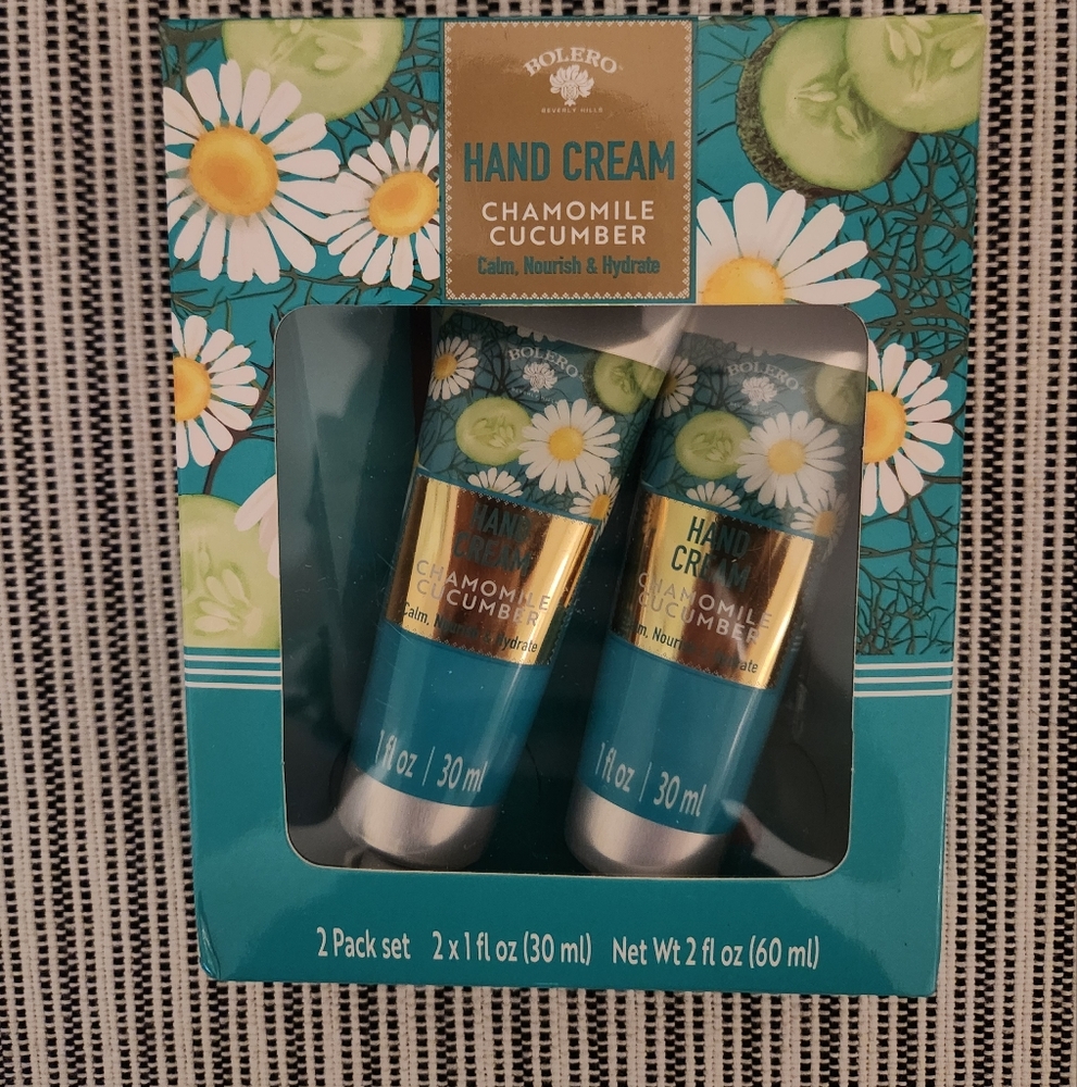 Bolero Beverly Hills Chamomile Cucumber Hand Cream Set Of 2